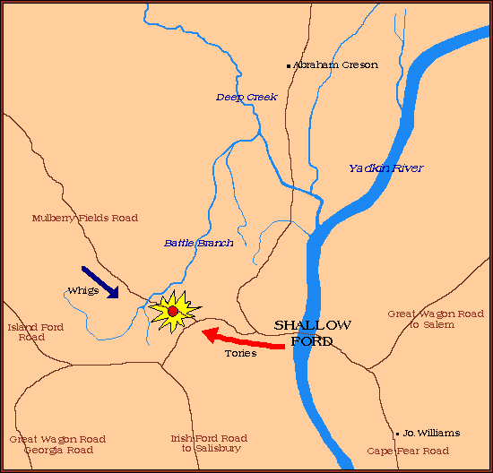 map of battle area